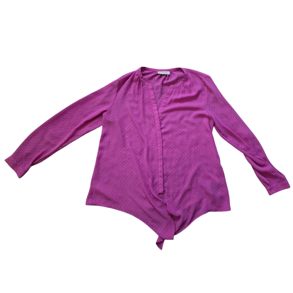 Purple‎ Long Sleeve Blouse